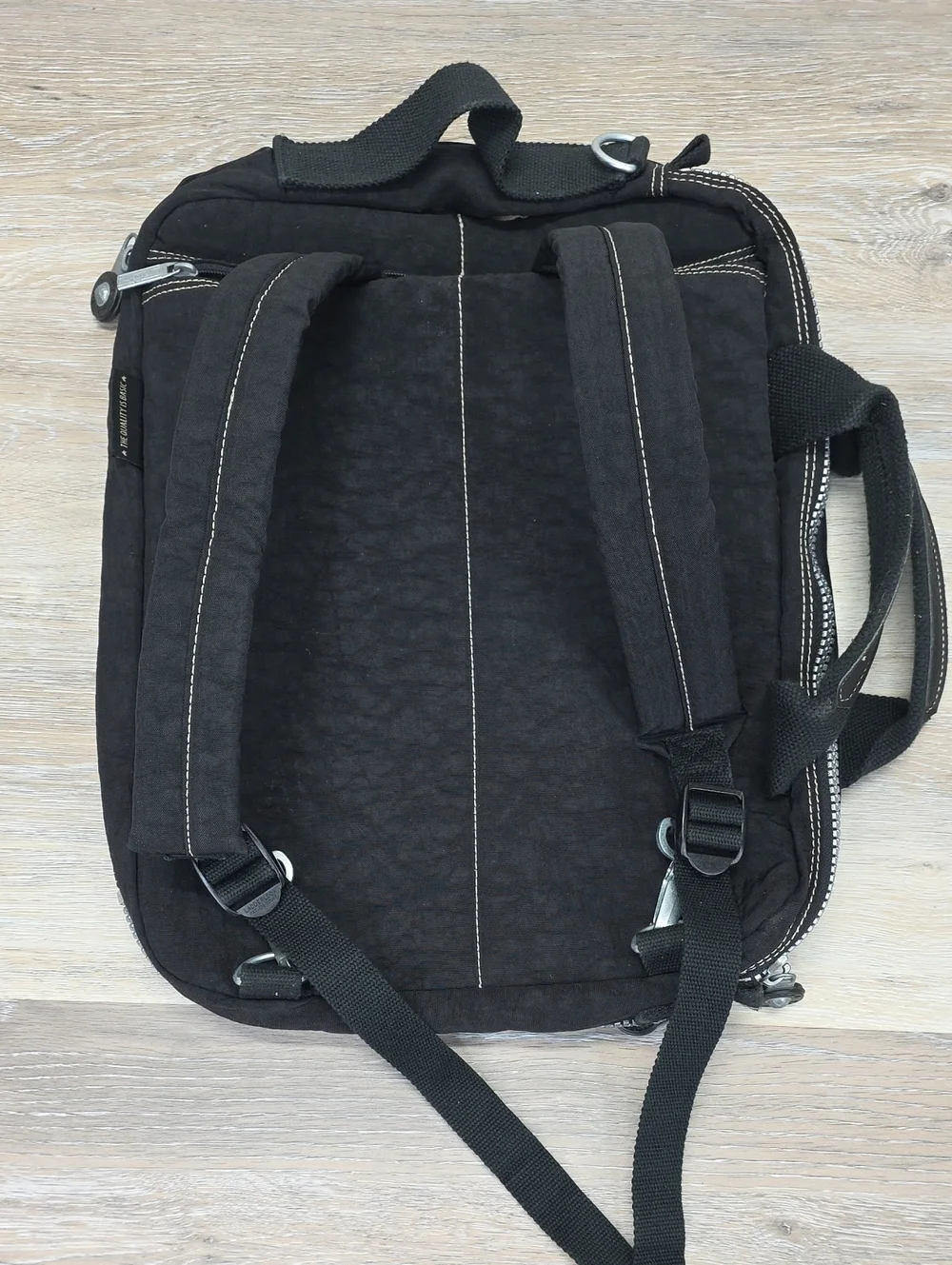 Rare Vintage Kipling Water Resistant Adjustable Backpack/Laptop Bag Briefcase